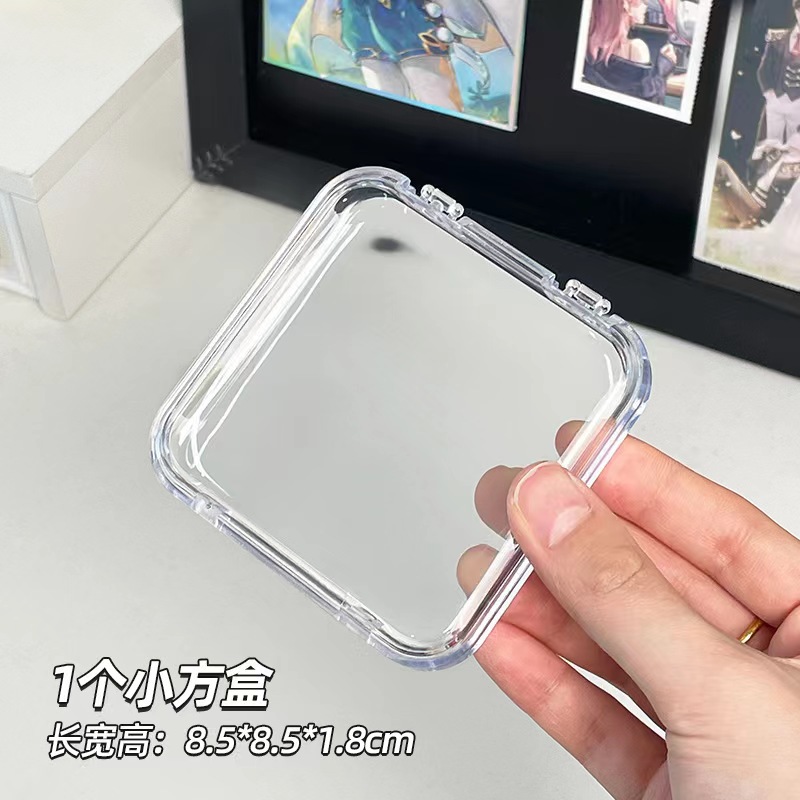 Picture of Handstring Storage Box Transparent Acrylic Dustproof Bodhi Cosmetic Bracelet Acrylic Storage Box Portable