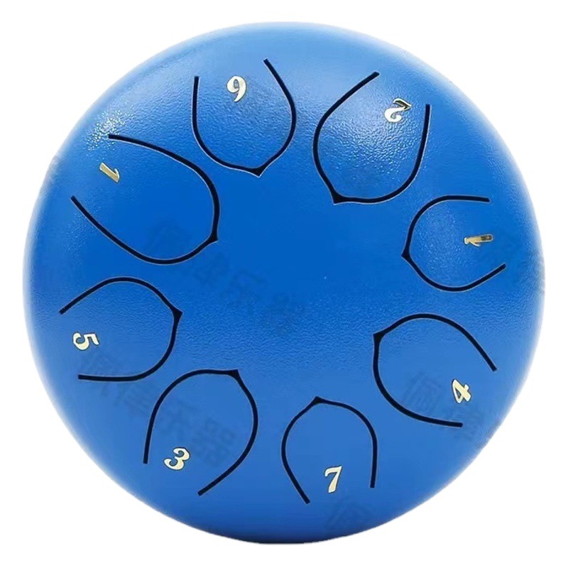 6-inch full-tone five-tone worry-free drum ethereal drum percussion instrumental music Children's drum Enlightenment instrument hand disc national instrument