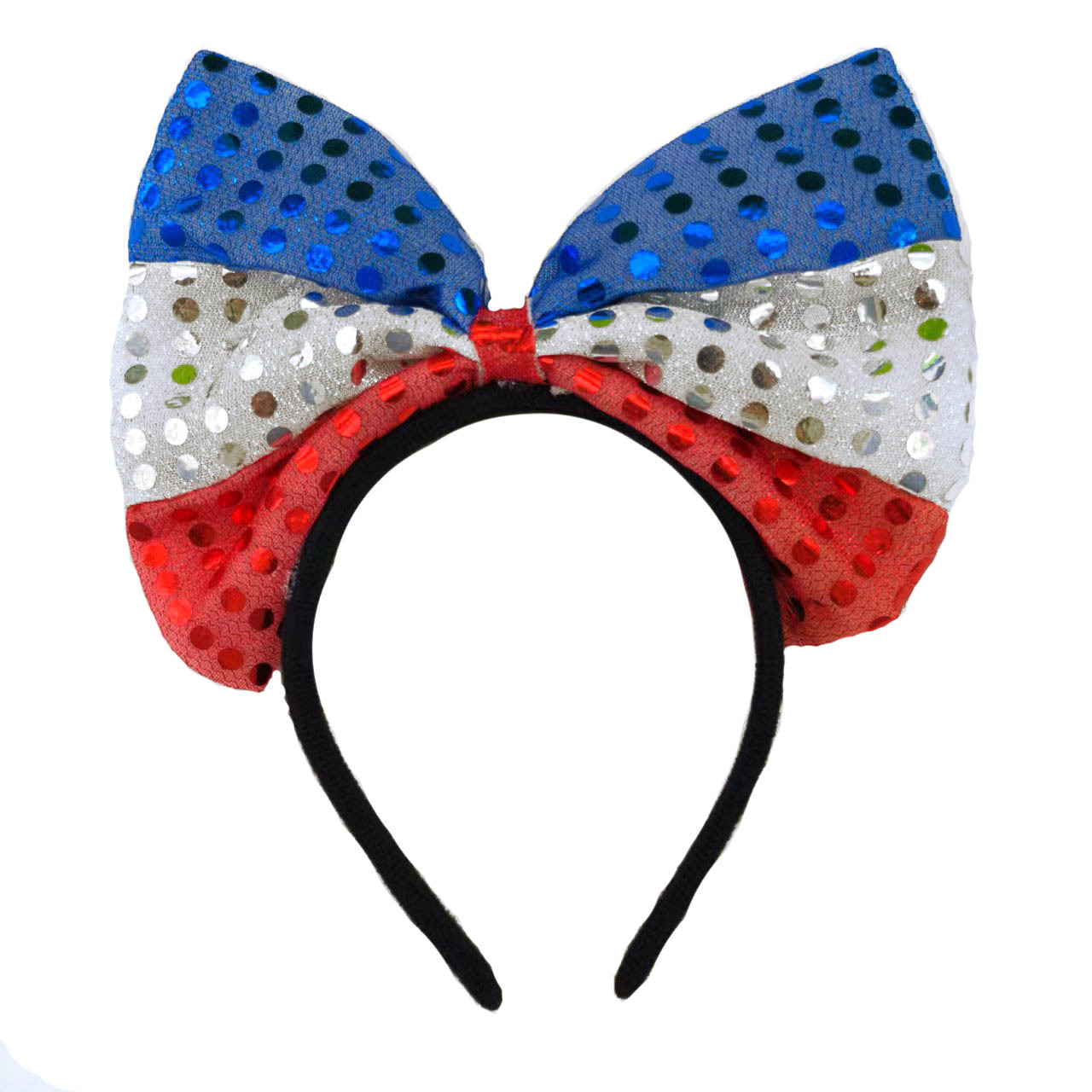 Picture of Cross Border US Independence Day Carnival Party Sequin Hat Beaded Tie Glasses Uncle Sam Hat Dress Up