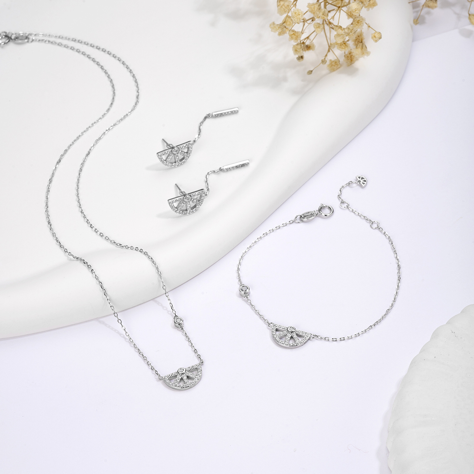 Forbidden City Ruyi Koi Series Jewelry Necklace Bracelet Earrings Birthday Gift Goddess Festival Gift 38