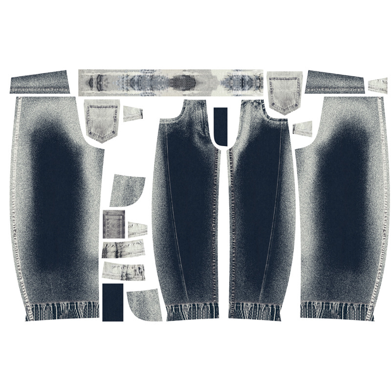 Picture of Positioning Printed Clothing Fabrics, Printed Fabrics, Printed Long Cotton Woven Knitted Fabrics, Digital Printing Processing