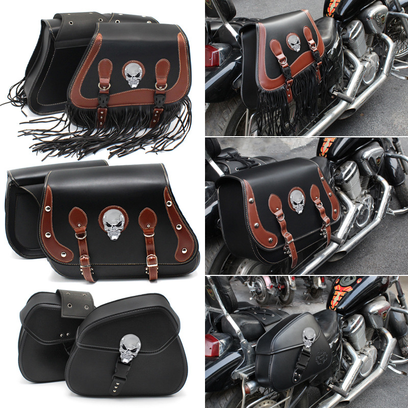 Motorcycle Accessories Saddle Bag Harley Cruise Modification Personalized Side Hanging Side Bag Tool Kit Waterproof Large Capacity