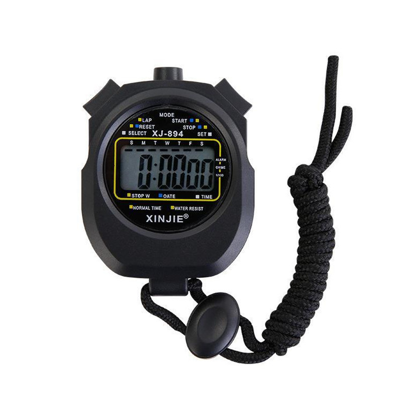 Picture of 894 Stopwatch Timer Two Running Watch Professional Referee Fitness Equipment Digital Stopwatch Waterproof Digital Watch