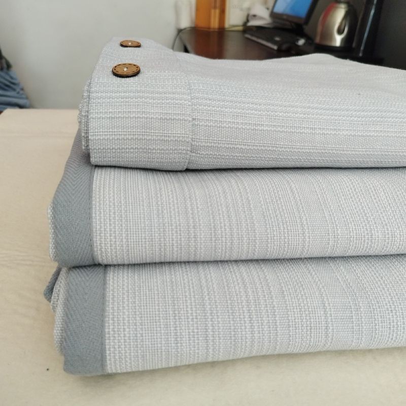 Picture of Summer Pure Cotton Coarse Cloth Cooling Mat Bed Sheet Three-Piece Set Kang Sheet Coarse Cloth Single Piece Linen Quilt Kang Sheet Houndstooth Pattern