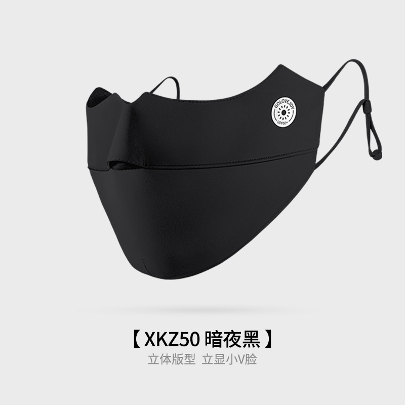 Picture of Summer Sunscreen Mask Women's Eye Corner Sunshade Breathable Heat Dissipation Gradient Anti-Rub Makeup Anti-UV Mask XKZ61