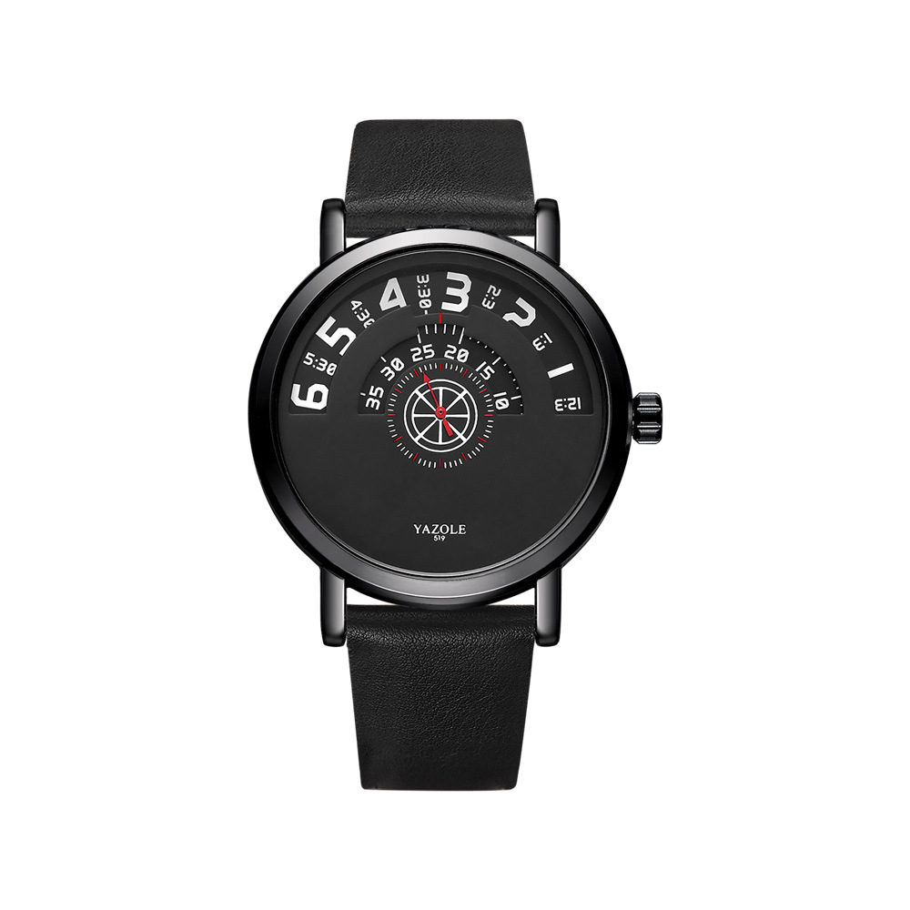 Picture of 509 cross-border fashion turntable non-mechanical watch watch watch men quartz watch men's watch yazole men's watch