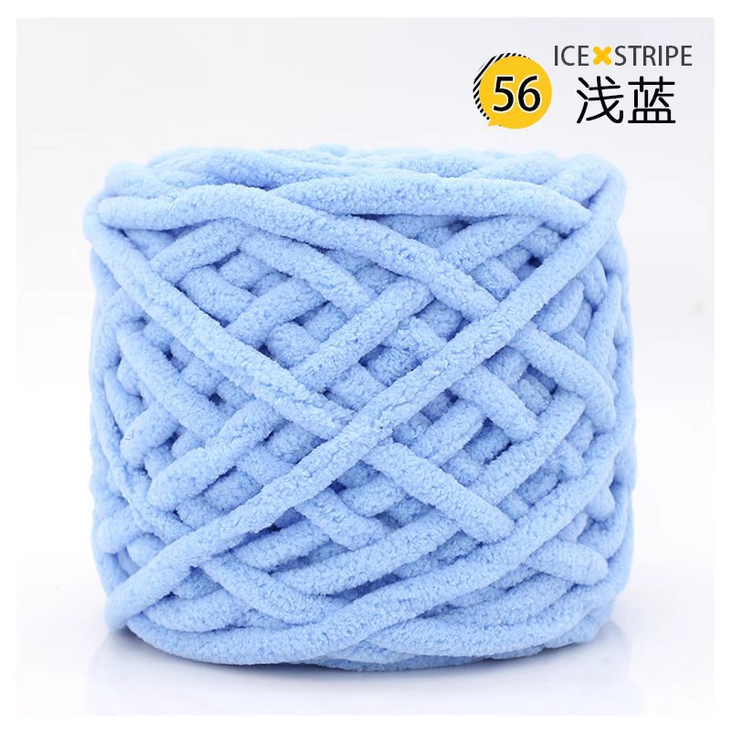 Picture of Ice Strip Thread Single Strand Thick Stick Needle Thread Knitting Blanket Slipper Thread Scarf Hat Scarf Thread Manufacturer Wholesale Worsted