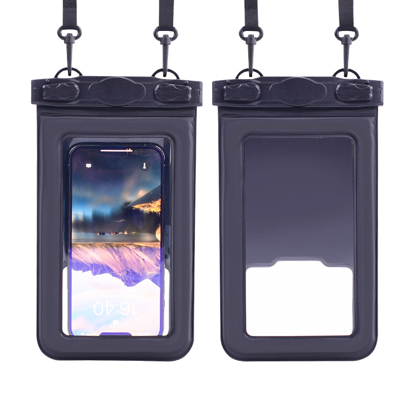 Picture of Cross-border export mobile phone waterproof bag quilted thickened mobile phone bag floating touch screen floating sealed bag Amazon hot sale