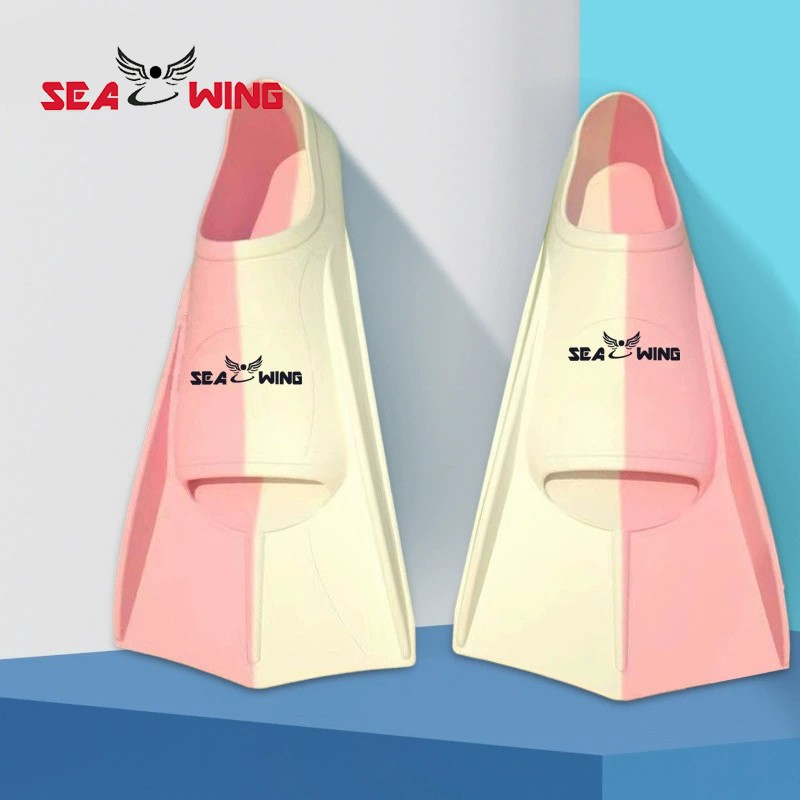 Picture of Free diving flippers for men and women diving swimming frog shoes swimming frog lightweight diving feet silicone short flippers training professional