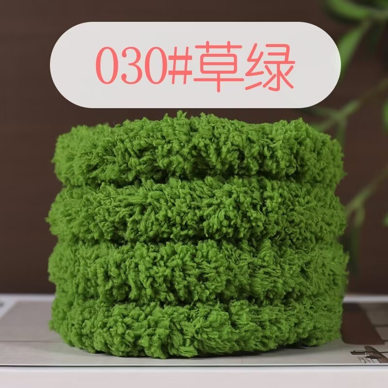 Picture of 15mm coral fleece twist bar super thick super dense handmade diy material bag puppy cat rabbit wool top