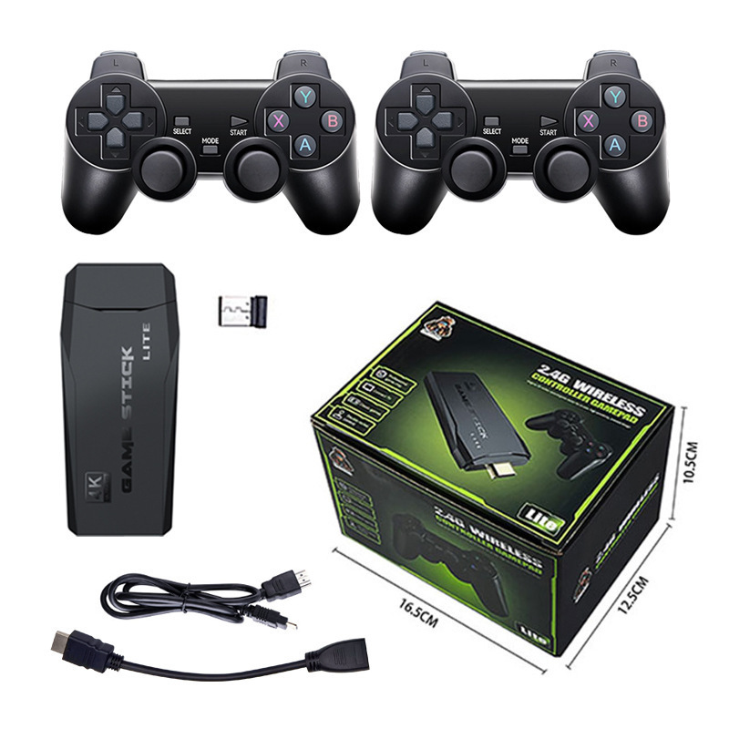 Picture of New 2024 home TV game machine wireless connection TV handle HD double nostalgic fc king of fighters arcade