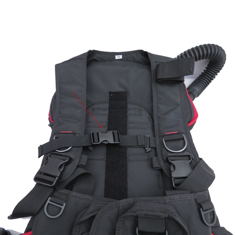 Diving jacket back flying BCD backpack Quick release chest detachable buckle set 1 inch webbing application