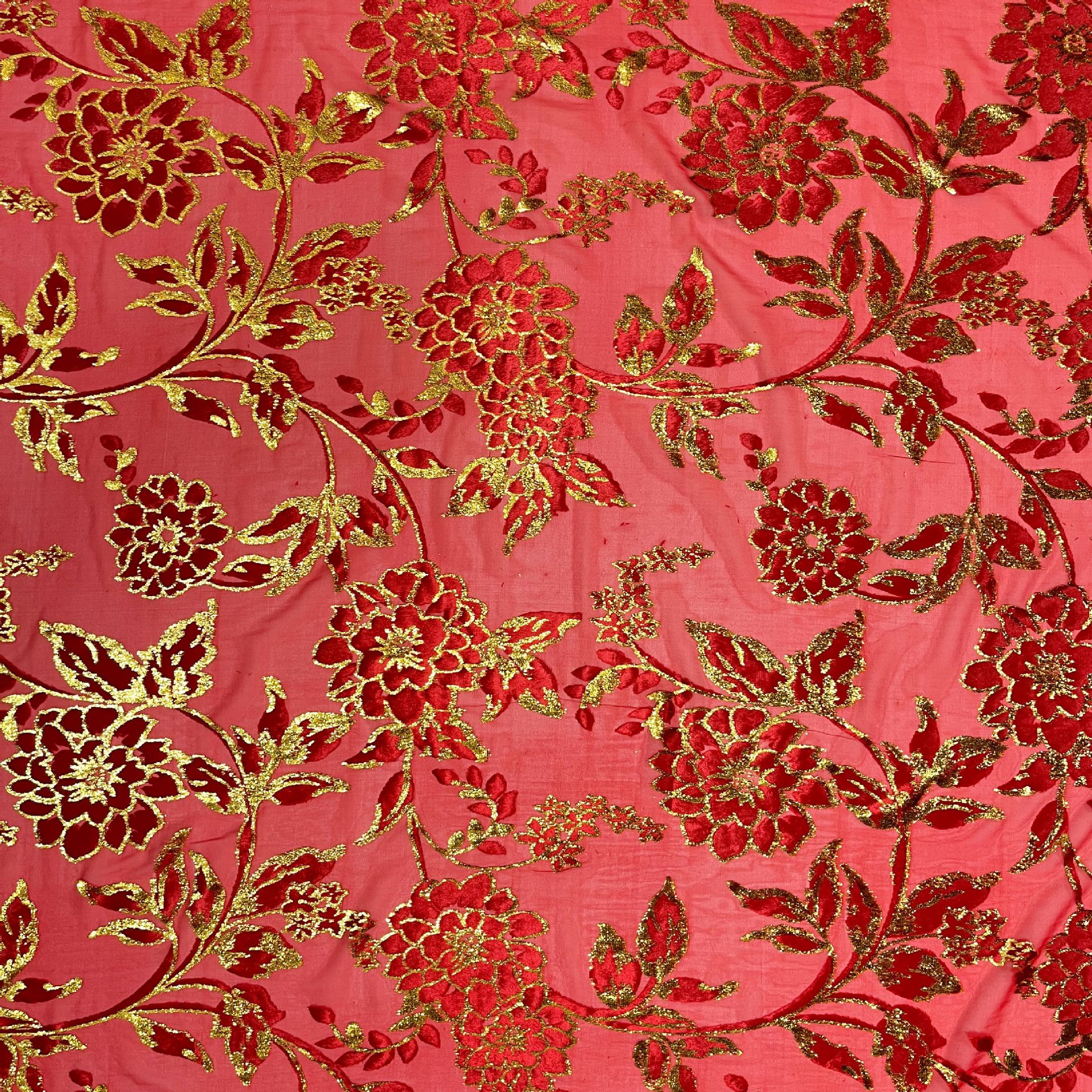 Picture of Factory Wholesale Patterned Woven Velvet Jacquard Velvet Fabric High-End Dress Cheongsam