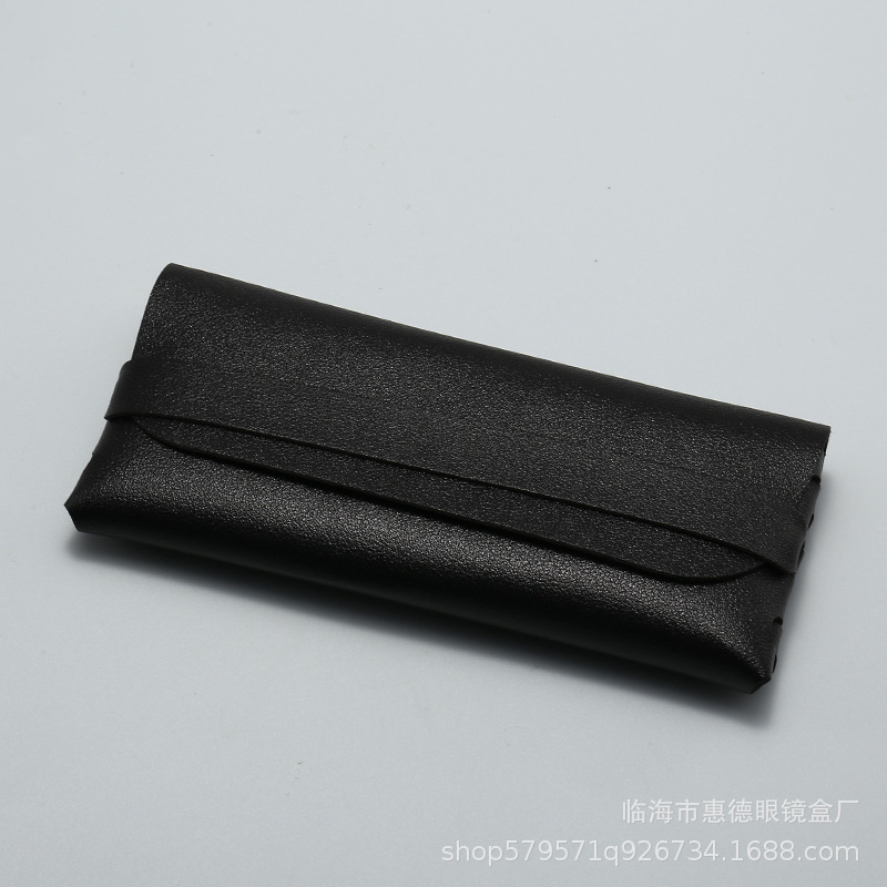 Picture of Factory Batch Glasses Case in stock New Single Nail Leather Sunglasses Bag Hand-woven Sunglasses Box Printable LOGO