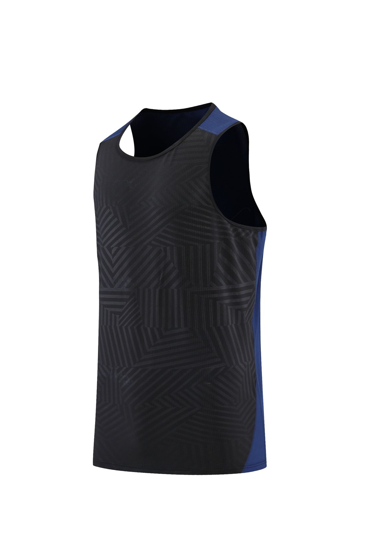 Picture of Sports Vest Men's Fitness Quick-Drying Sleeveless Color-Blocked Vest Outdoor Basketball Training Hurdle Running Sports Vest
