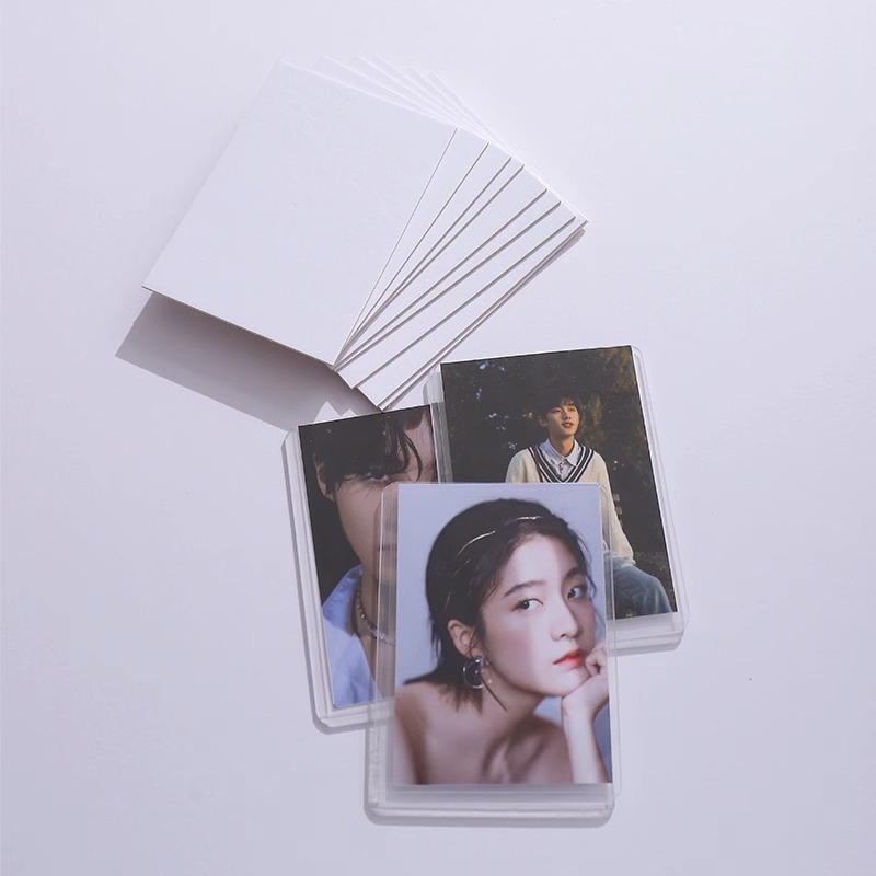 Picture of A7 Cardboard White Card Postcard Special Ins Small Paper Card 1.5 mm Protective Packaging White Thick Cardboard
