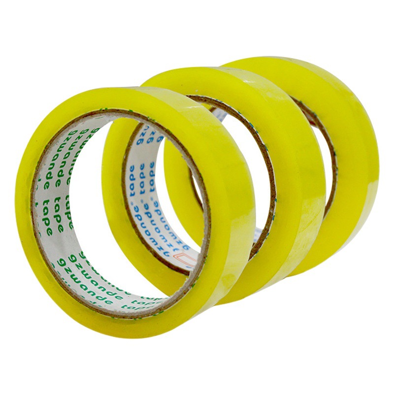 Transparent Tape 2.4cm Small Roll Thin Narrow Sealing Stationery Tape 24mm Sealing Tape High Viscosity