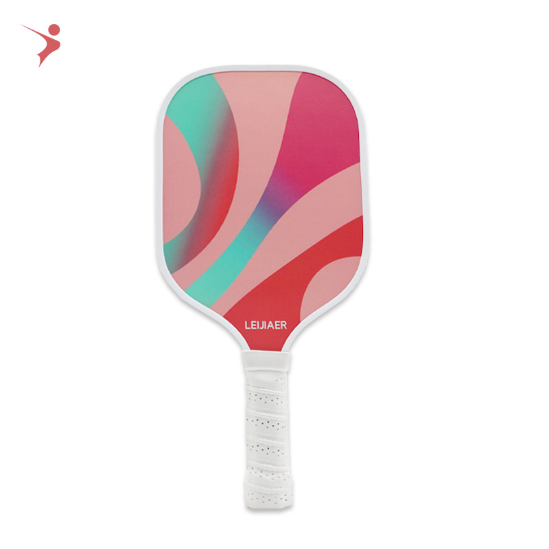 Picture of High-end LEIJIAER children's peak racket board badminton racket light durable panda pattern peak racket