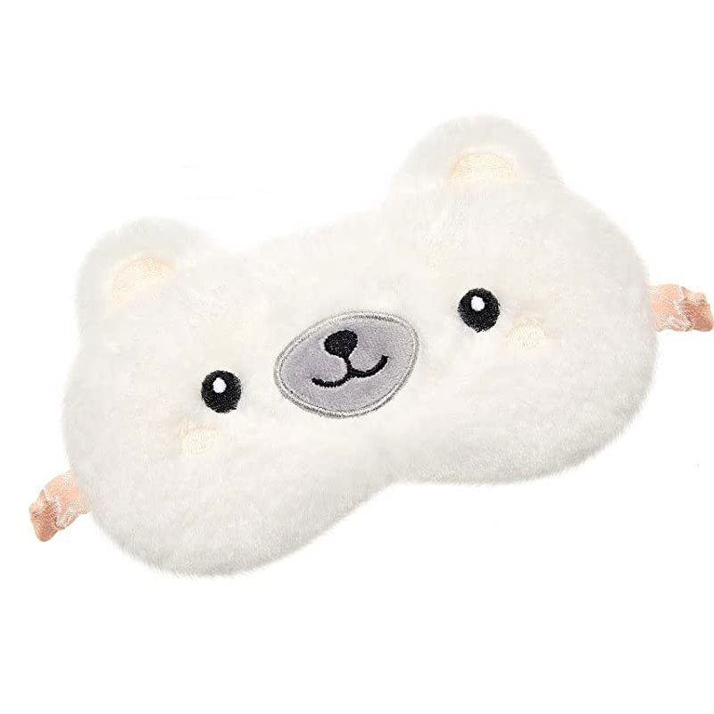 Picture of Japanese-Style Soft and Adorable Penguin Eye Mask, Plush Breathable Cotton, Cute Cartoon Design, Light-Blocking, Eye Protection for Men, Women, and Children
