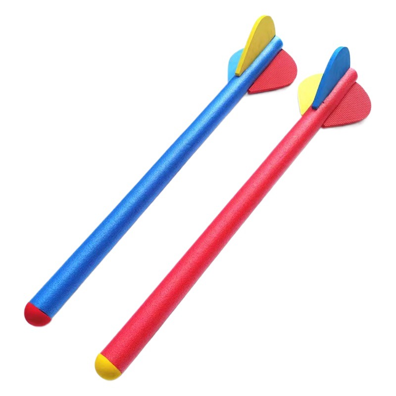 Supply spot soft throwing practice javelin children's training toys soft track and field javelin pearl cotton bazooka