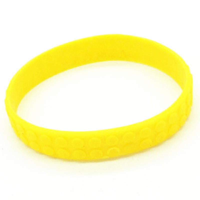 Picture of building block silicone bracelet wristband