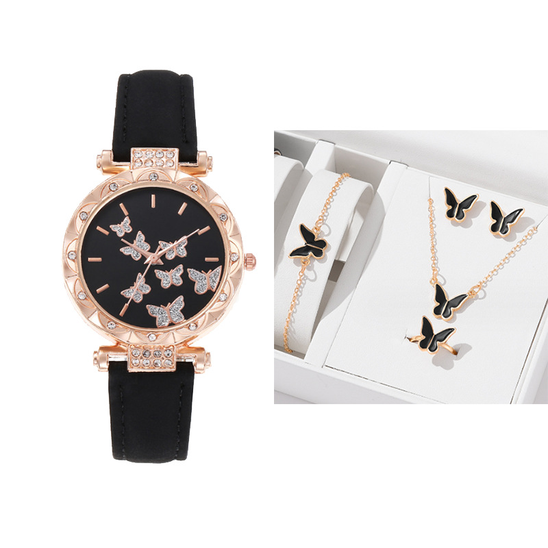 Picture of New TikTok Popular Women's Watch Fashion Simple Watch Butterfly Digital Belt Watch Wholesale