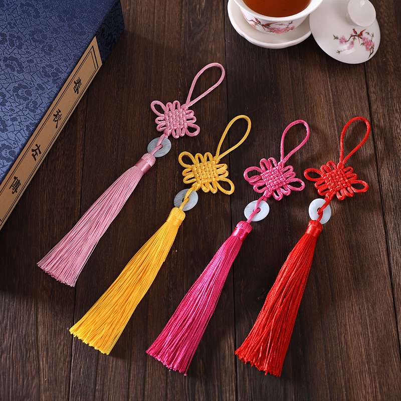 Cheap wholesale Chinese knot small size pendant small jade piece jade pendant gift box gift decoration Hanfu ancient costume clothing accessories