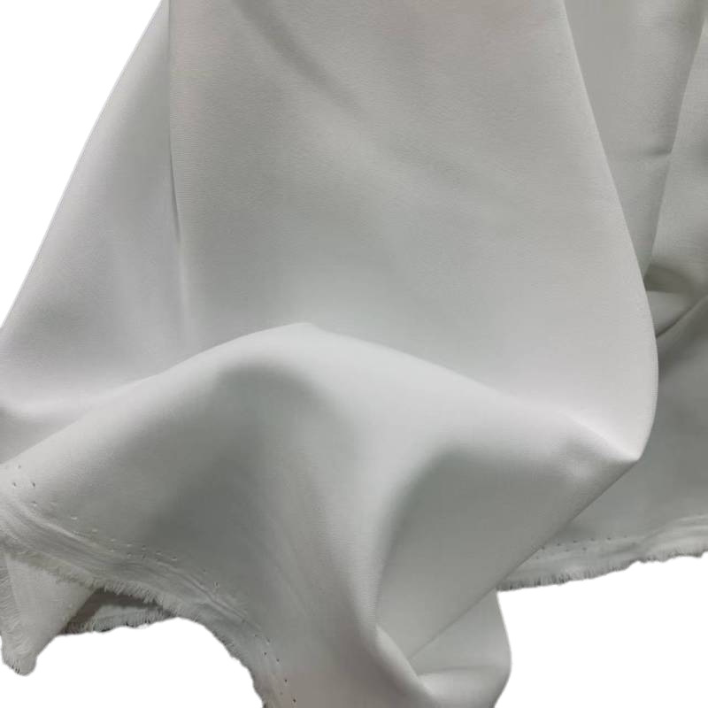 Picture of 75D High-Elastic White Fabric Spot Wholesale Non-Elastic Breathable Draped Imitation Cotton Skin-Friendly Women's Skirt Lining Han Dynasty Lining