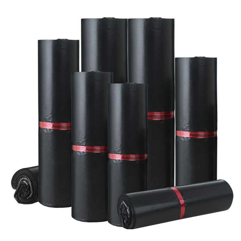 Picture of Black express bag wholesale e-commerce logistics thick packing bag garment bag plastic waterproof package packaging bag