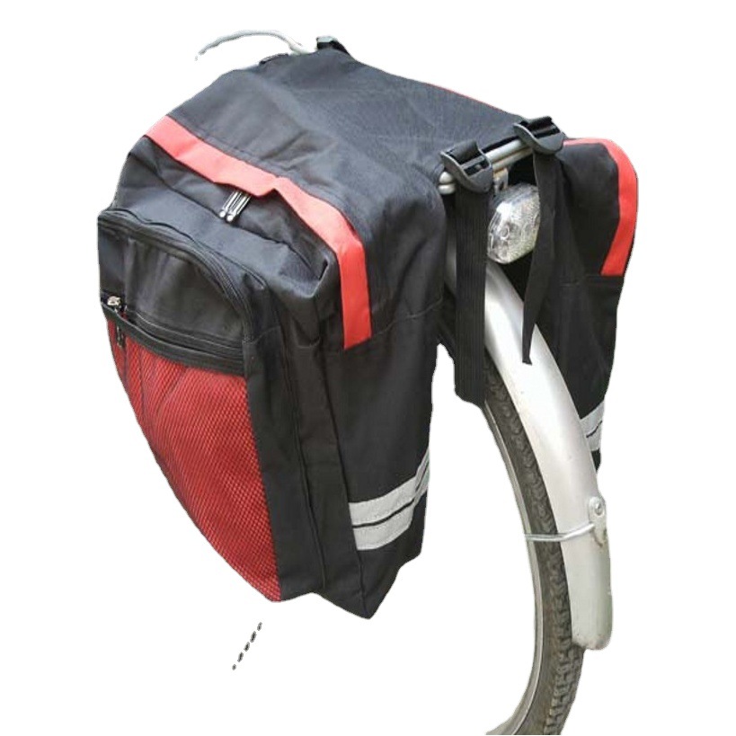 Factory wholesale large pack bicycle mountain bike rear rack Bag Hanger bag double pack two camel bag accessories