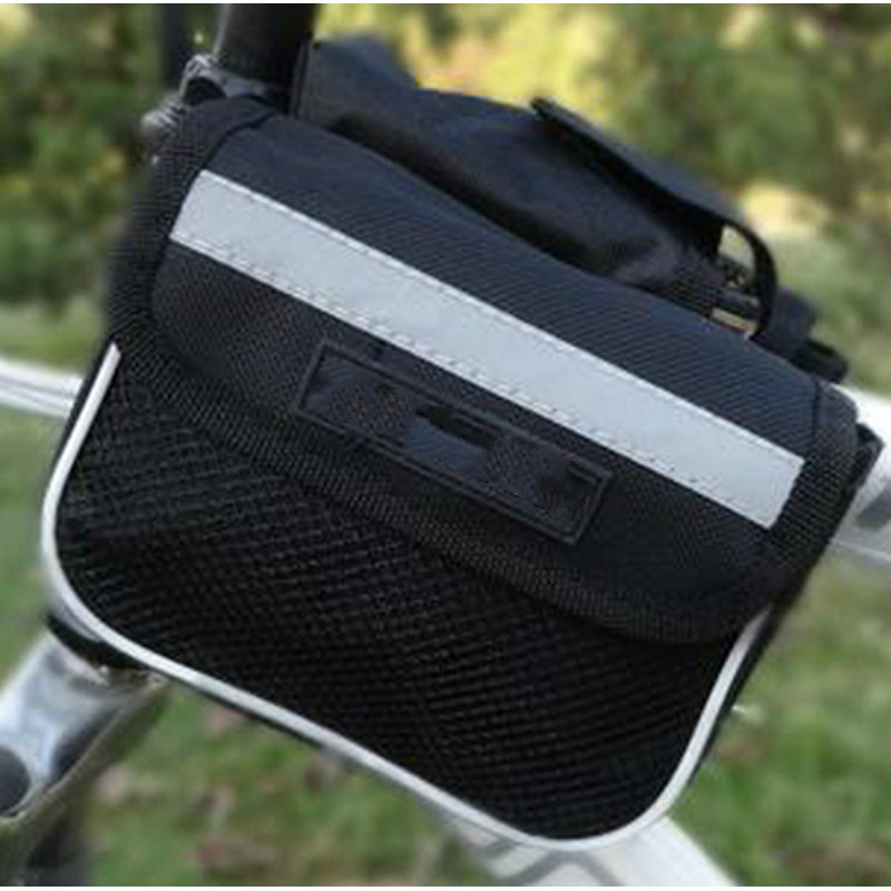 Mountain Bike Front Riding Beam Bag Frame Bag Bilateral Bag Bicycle Bag Mobile Phone Four-In-One Multi-Purpose