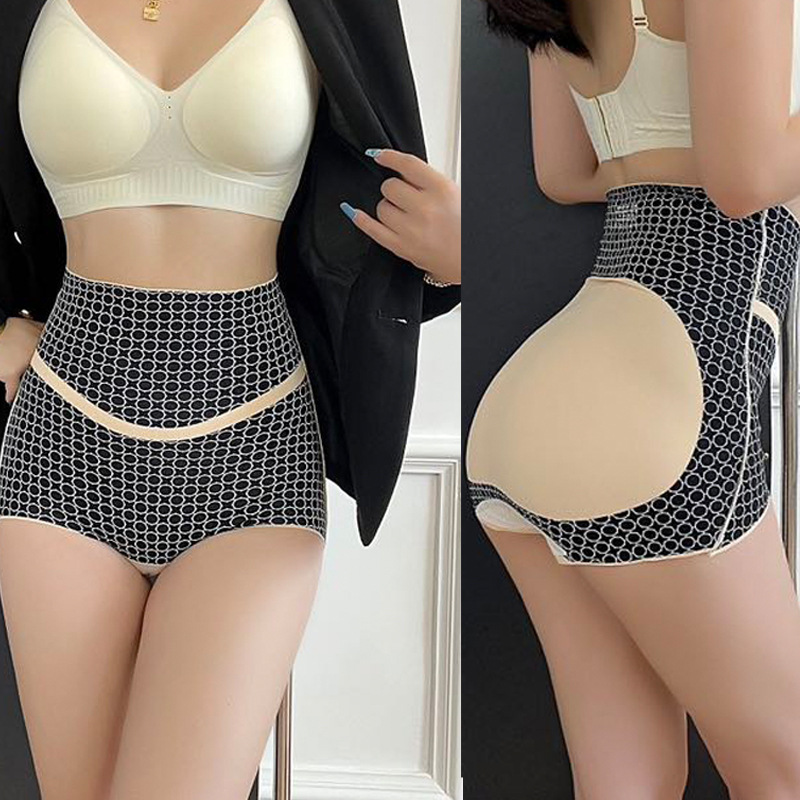 Picture of Kaka Same Two-Wear High-Waist Shaping Hip Tucking Belly Tucking Pants Peach-Shaped Waist Non-Shaping Bottoming Safety Pants for Women
