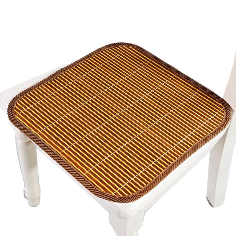 Picture of Summer Bamboo Mat Cushion Boss Chair Cushion Office Chair Mat Internet Cafe Bamboo Cushion Computer Chair Cushion Dining Chair Cushion
