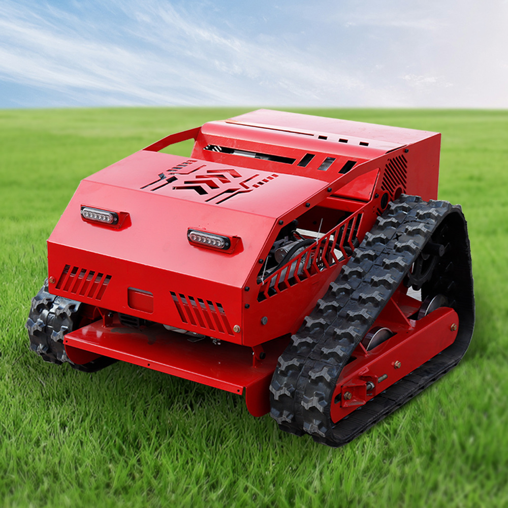 Exported to Europe and the United States, Oil-Electric Hybrid Remote Control Lawn Mower, Garden Orchard Lawn Mower, Self-Propelled Agricultural Lawn Mower