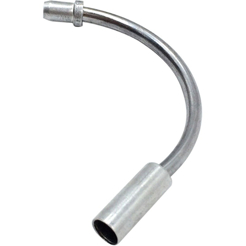 Bicycle V-brake elbow pipe line passing pipe mountain bike line brake pipe rubber pipe universal brake accessories device