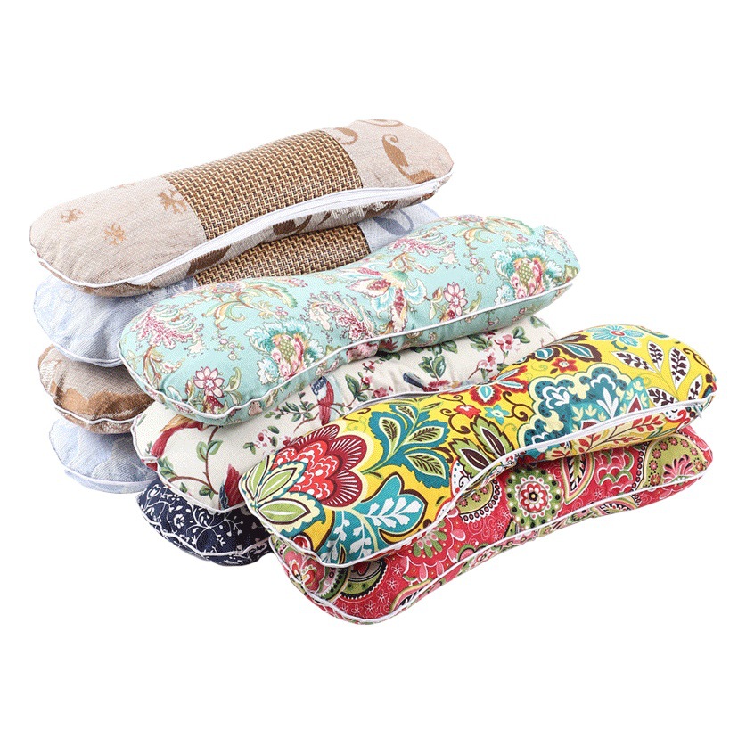 Electric heating Wormwood bone pillow factory wholesale detachable cervical pillow moxibustion TikTok same heating Wormwood pillow