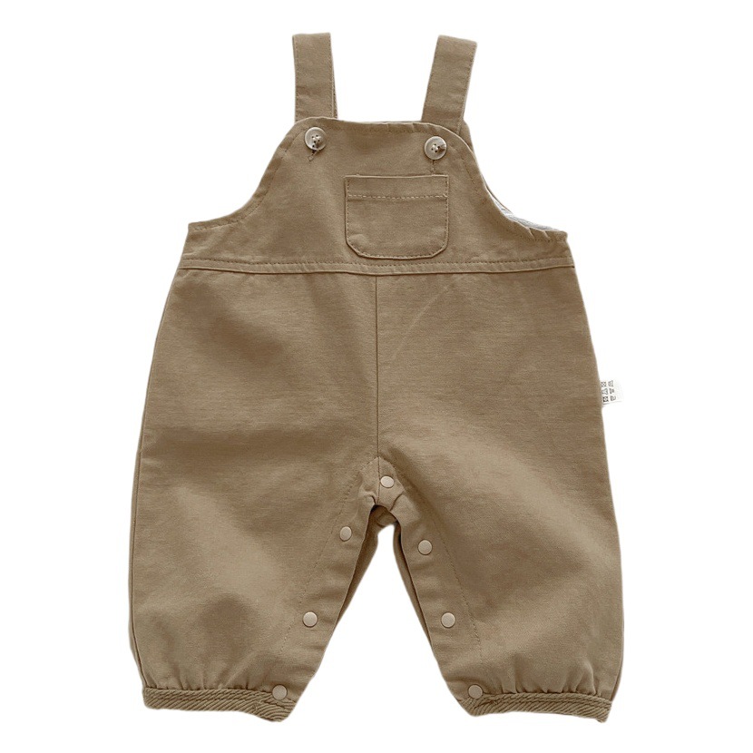 Picture of Korean style ins children's clothing spring and summer trendy matching boys and girls Baby Children's solid color Korean casual Children's overalls