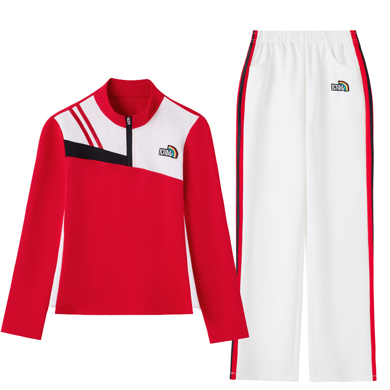 Picture of Tingziqi square dance clothing new suit Jiamusi fitness sports group performance Performance Contact team uniform
