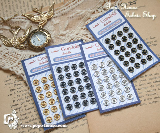 Highly Recommended~ Japanese-Made Hidden Buckle Gold/Silver/Black/Bronze 4-Type Handmade DIY Accessory Snap Button Clasp