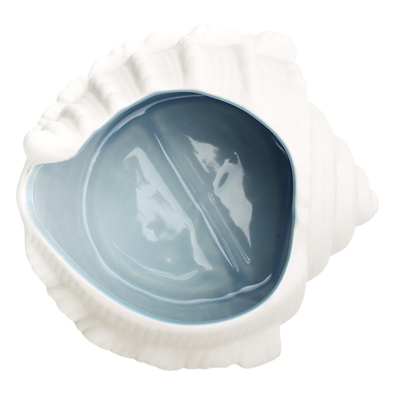 Picture of Mediterranean Sea Star Conch Shell Ceramic Ornaments Storage Basin Ocean Ashtray Hydroculture Bottle Hamster Nest Landscape