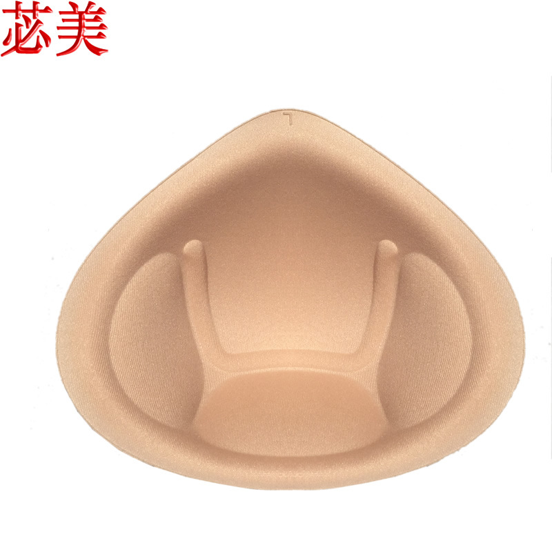 Mei Le Mei cross-border triangle sponge pad insert bra pad to adjust the price of one breast height