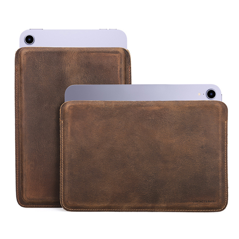 Picture of For the new iPadmini6 protective case crazy horse leather 7.9/ 8.3 inch simple mini flat leather in stock