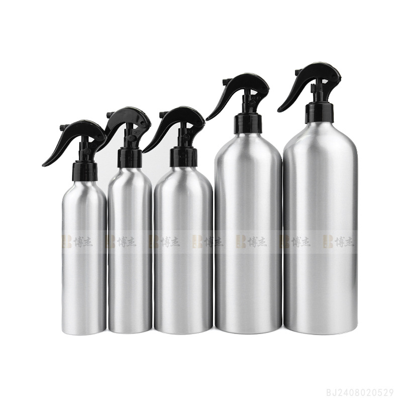 Picture of in stock 120ml-1000ml screw aluminum bottle with aluminum cap cosmetics sub-bottled fishing small spray bottle aluminum can