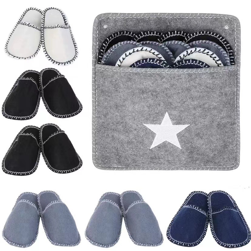 Picture of Original supply foreign trade felt slippers suit floor mute felt non-slip slippers foreign trade felt slippers