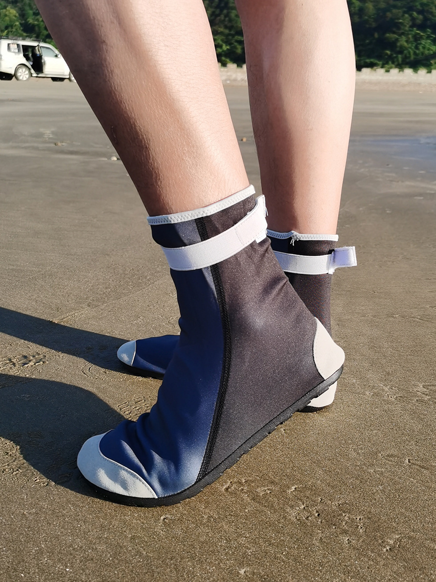 Beach Socks and Shoes, Kidsren's Water Park Wading High-Top Swimming and Snorkeling Shoes, Adult Non-Slip and Anti-Cut Barefoot Diving Socks
