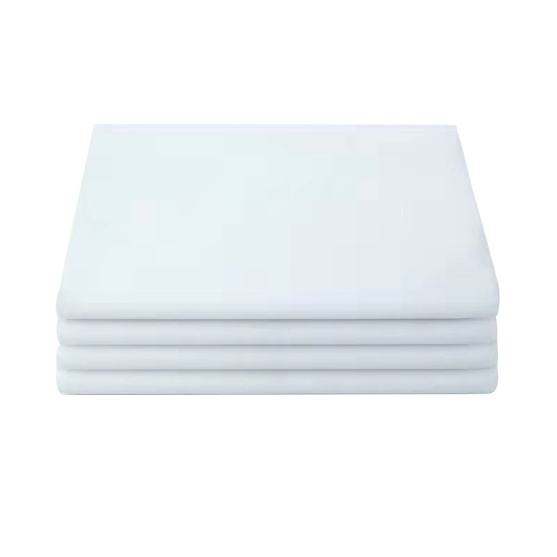 Picture of Wholesale white bed sheet thickened single bed sheet hotel student military training dormitory bed sheet emergency relief solid color bed sheet