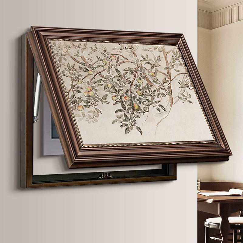 "Ping An Guo" French Style Electric Watch Box Decorative Painting Blocker Hanging Painting Antique Distribution Box Mural Flip Cover Can Push and Pull