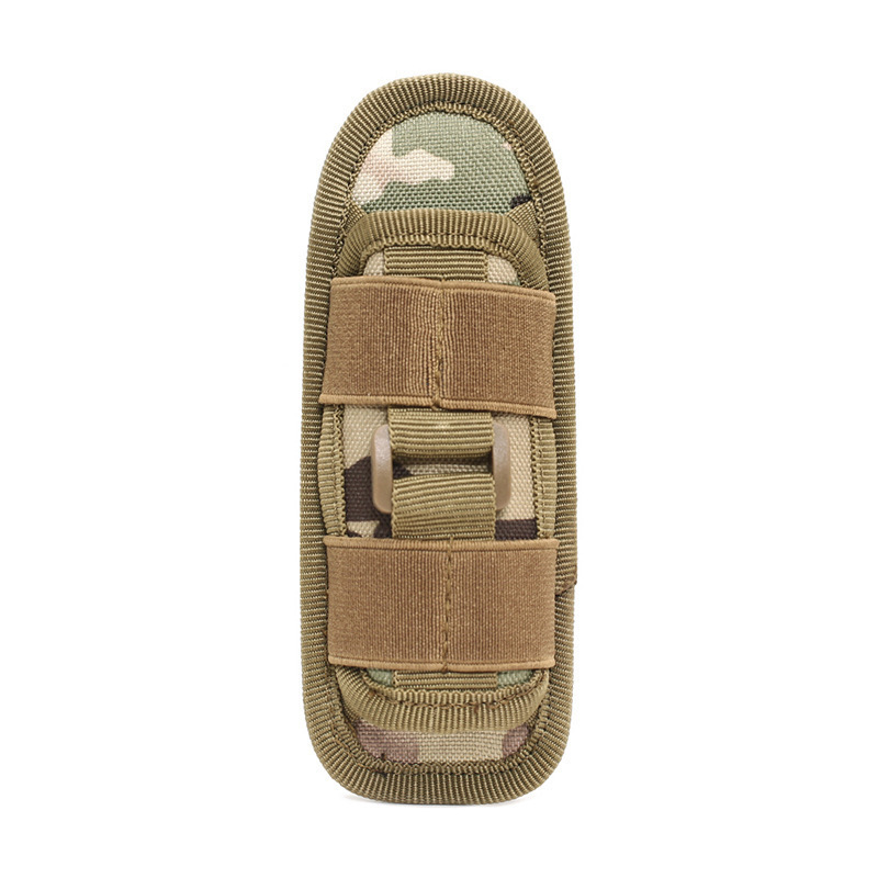 Picture of Outdoor tactical 360 degree rotating flashlight sleeve multifunctional Molle accessory flashlight nylon waist bag