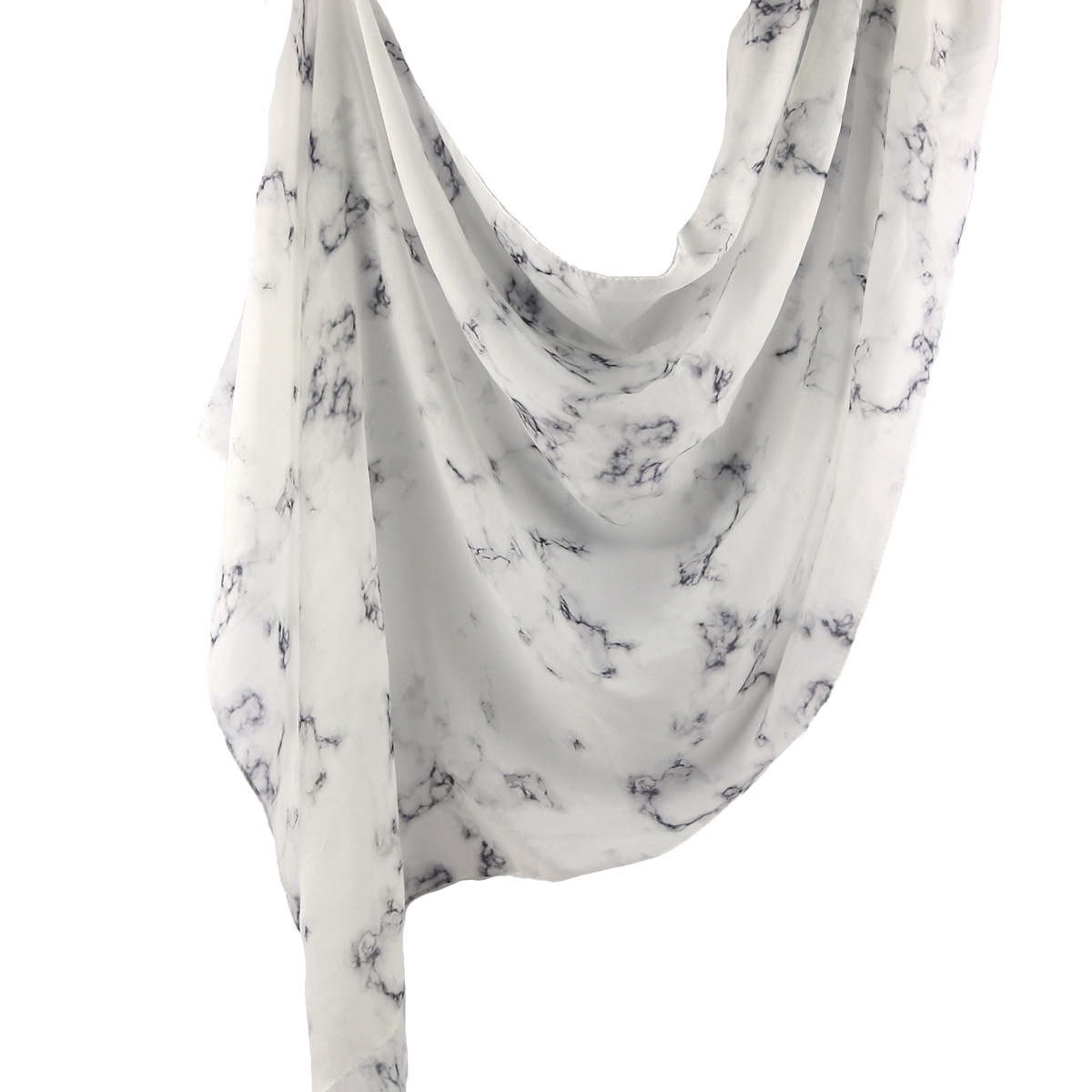Picture of Best-Selling Watercolor Tie-Dye Cotton Scarf Arabian Satin Polyester Long Scarf Turkish Middle Eastern Scarf