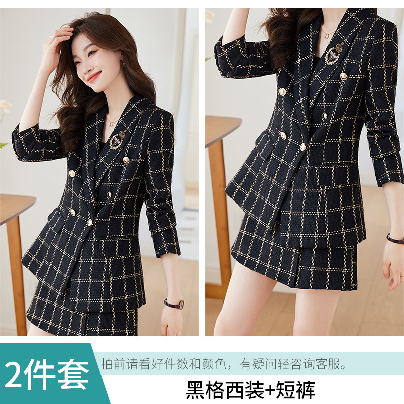 Picture of Cross-border Green Suit Pleated Skirt suit Women's Autumn New Autumn Coat Women's Elegant High-end JK Small Suit